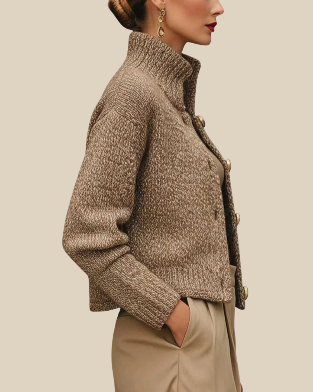 Arden | Strukturierte Strickjacke