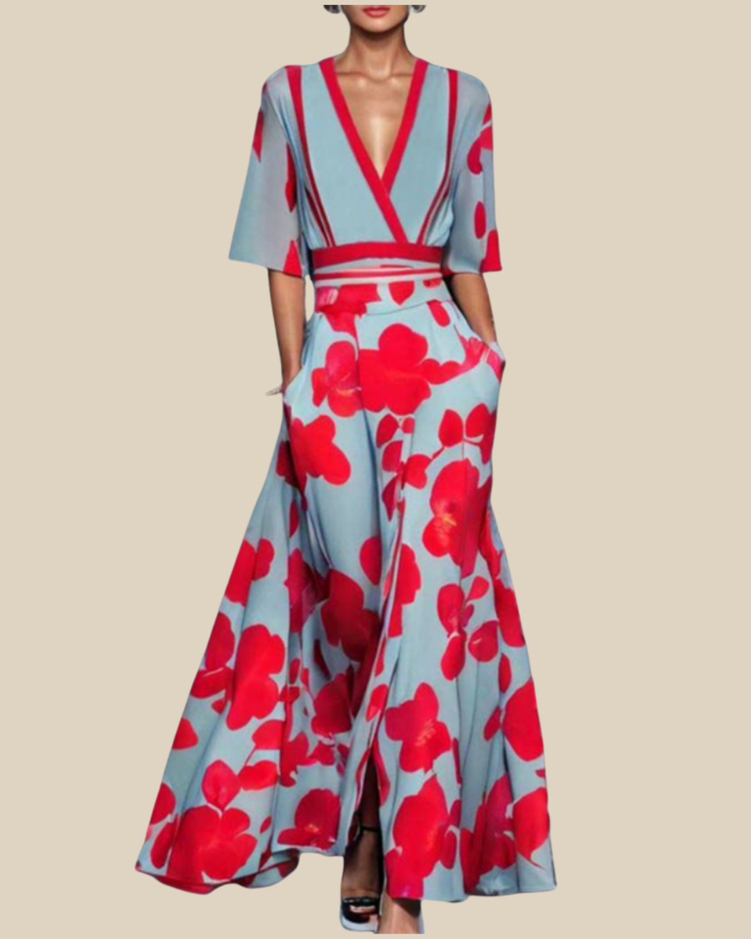 Juni | Besticktes Maxikleid