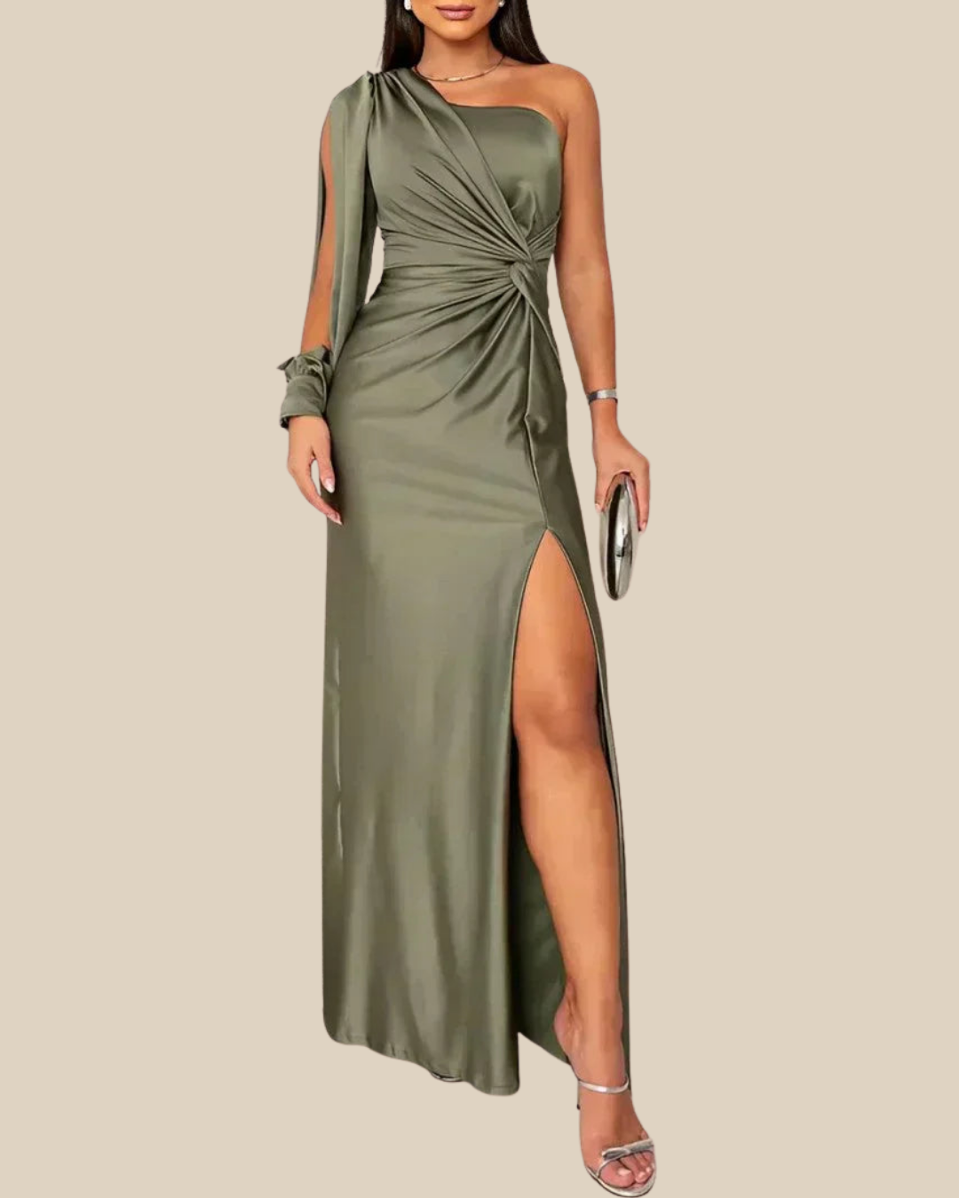Maya | Satin-Abendkleid