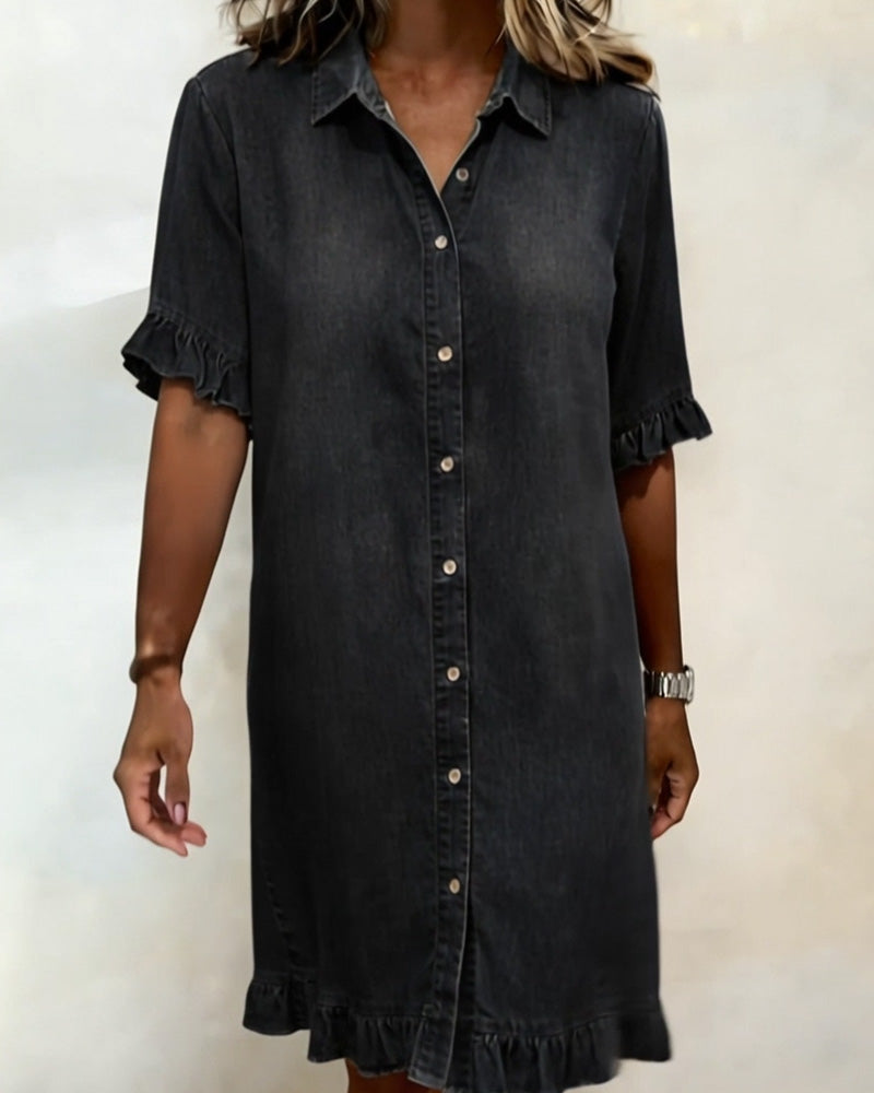 Lexie | Lässiges Kleid in Denimoptik