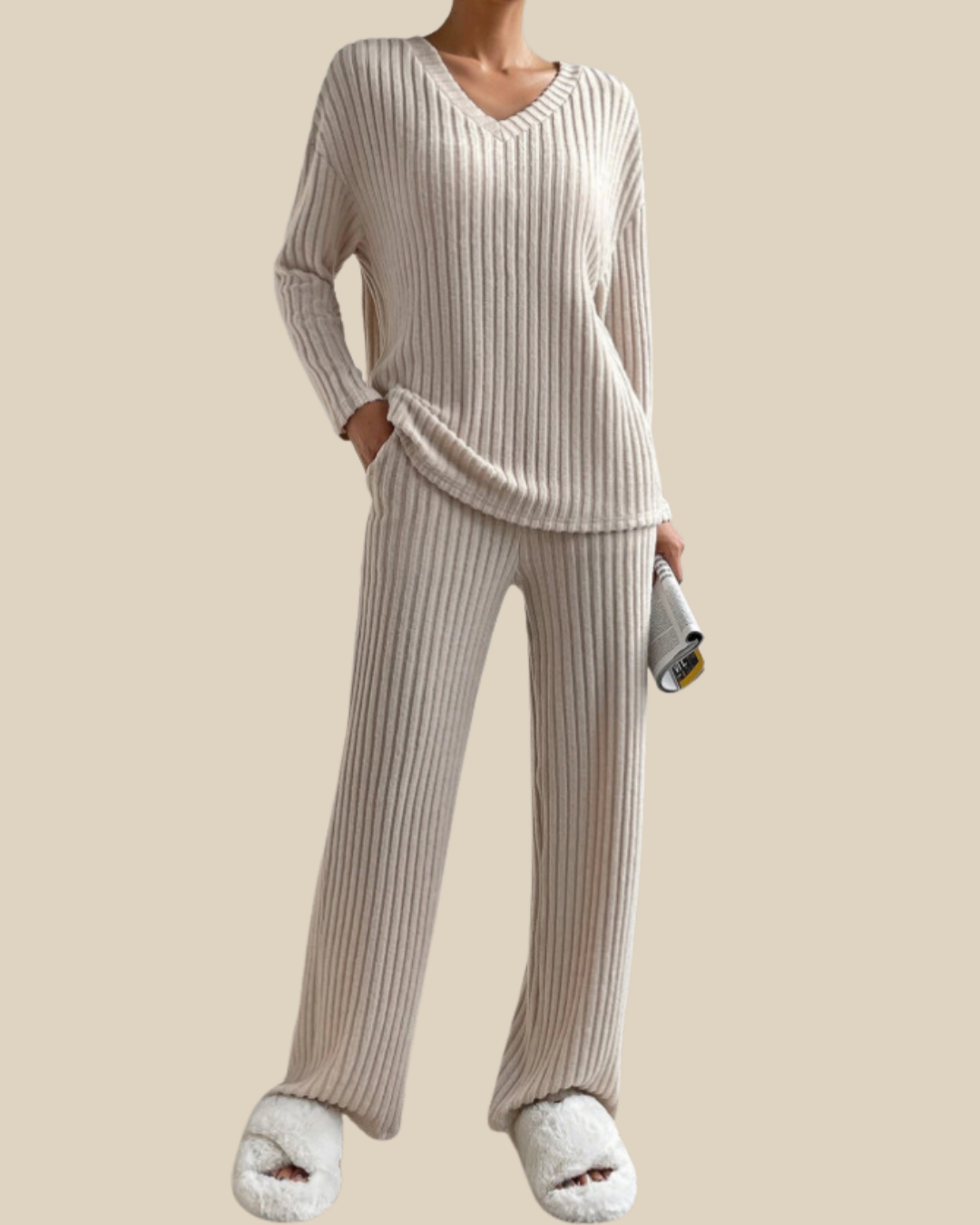 Emilia | Gemütliches Strick-Loungewear-Set