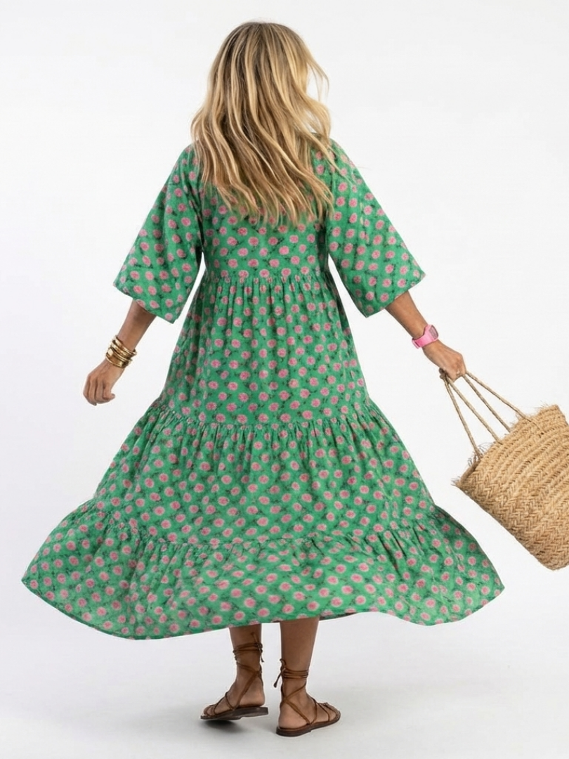 Fiora | Florales Maxikleid