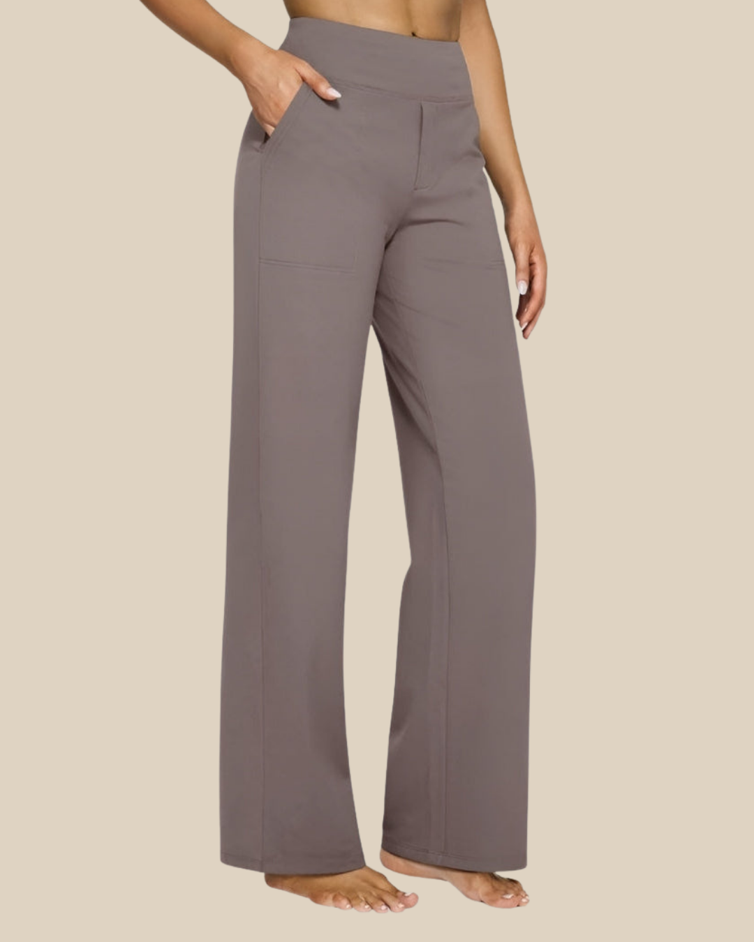 Lana | Weite Hose aus weichem Stretch