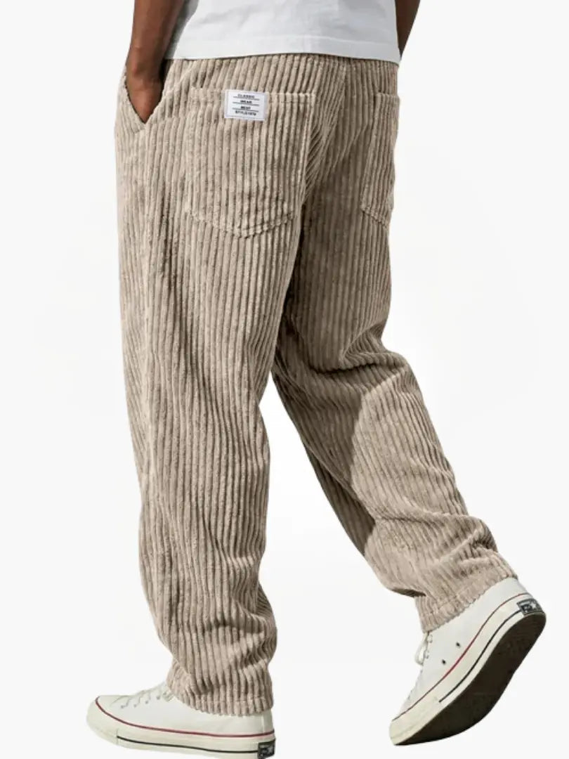 Herren Cordhose mit elastischem Bund