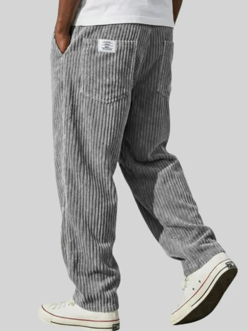 Herren Cordhose mit elastischem Bund