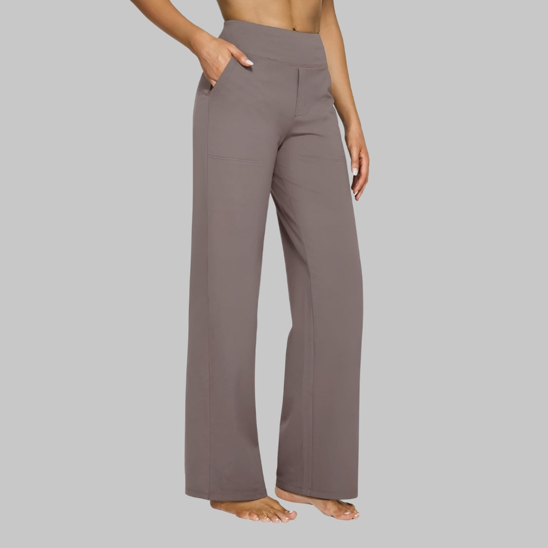 Lana | Weite Hose aus weichem Stretch