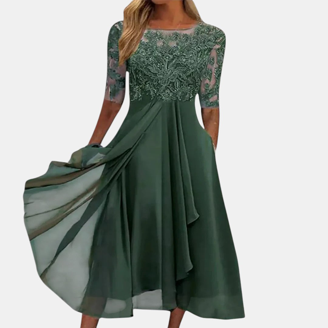 Rozalia | Elegantes Spitzenkleid