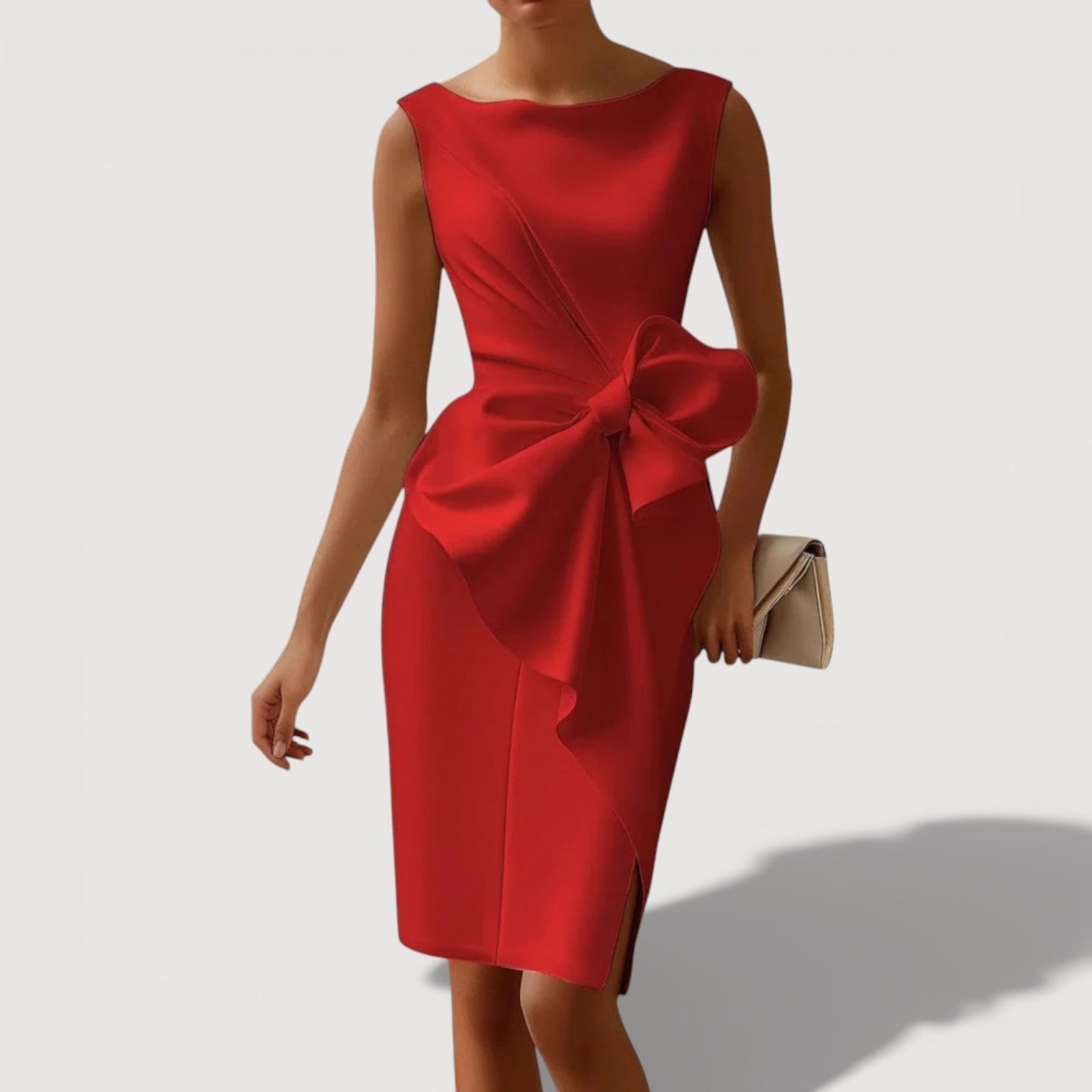 Nicole | Figurbetontes Midikleid
