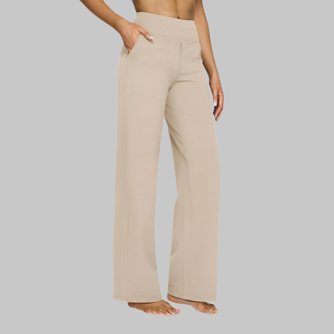 Lana | Weite Hose aus weichem Stretch