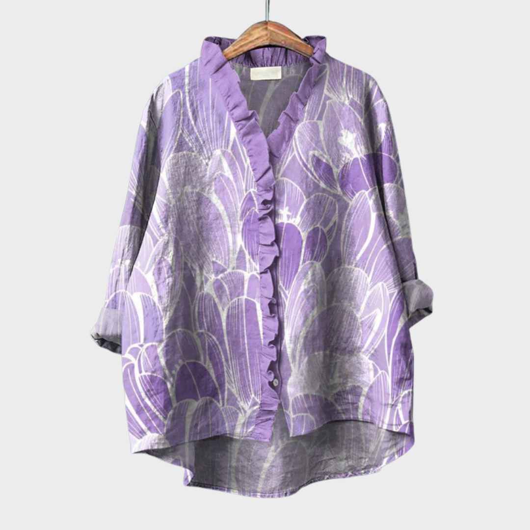 Ember | Bluse mit Künstlerprint