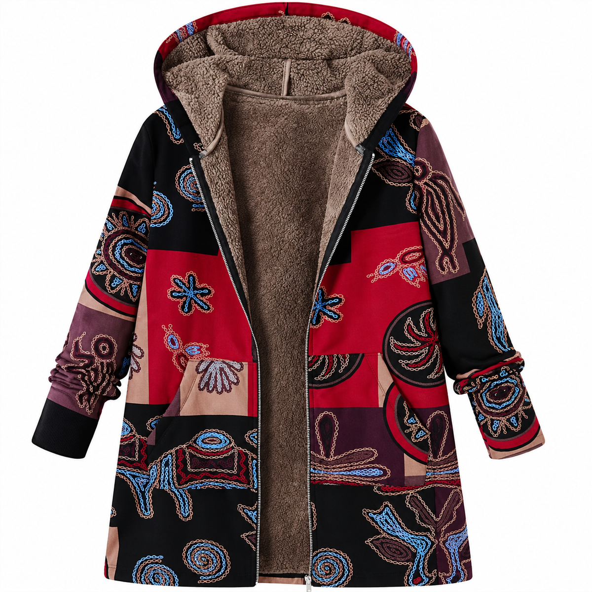 FLORA | Gefütterte Winterparka mit Kapuze