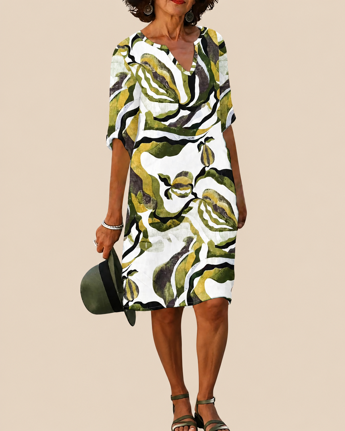 Emma | Luftiges Sommerkleid mit modernem Print