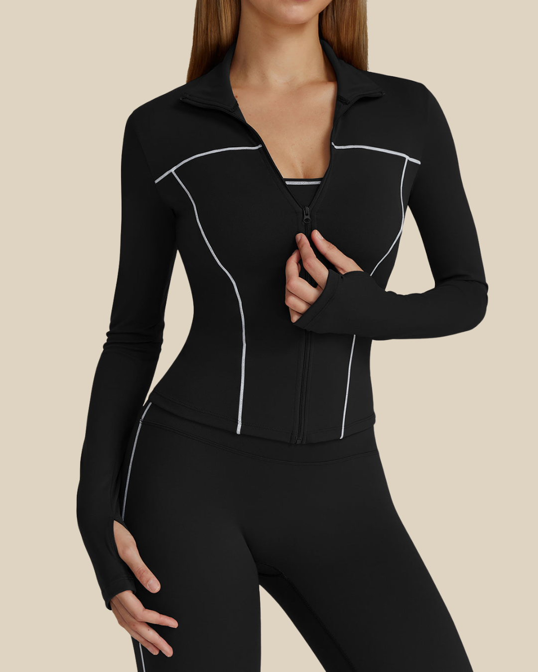 Lena | Sculpt Reißverschlussjacke