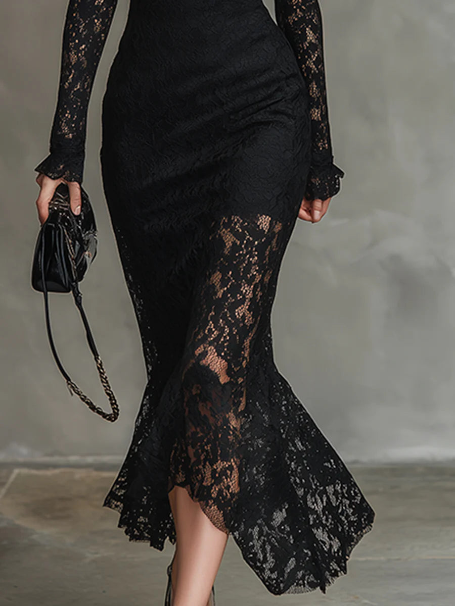 Lily | Maxikleid aus Spitze