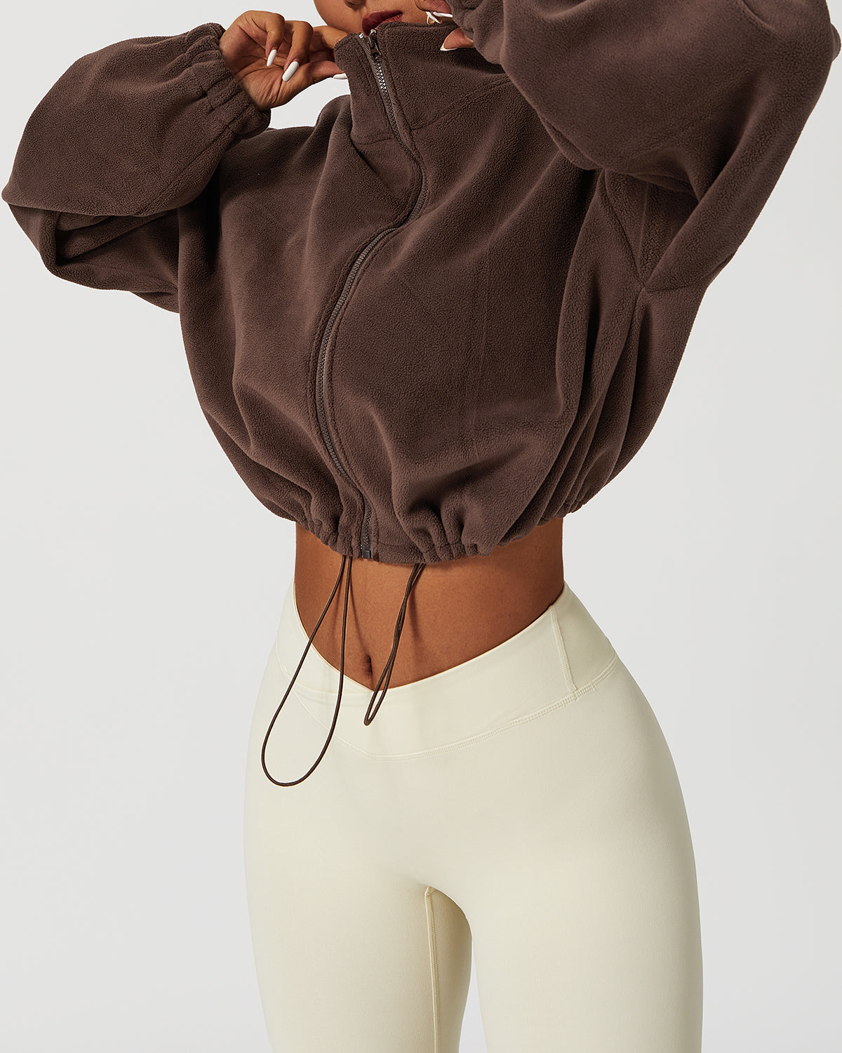 Morgan | Cropped Zip-Pullover