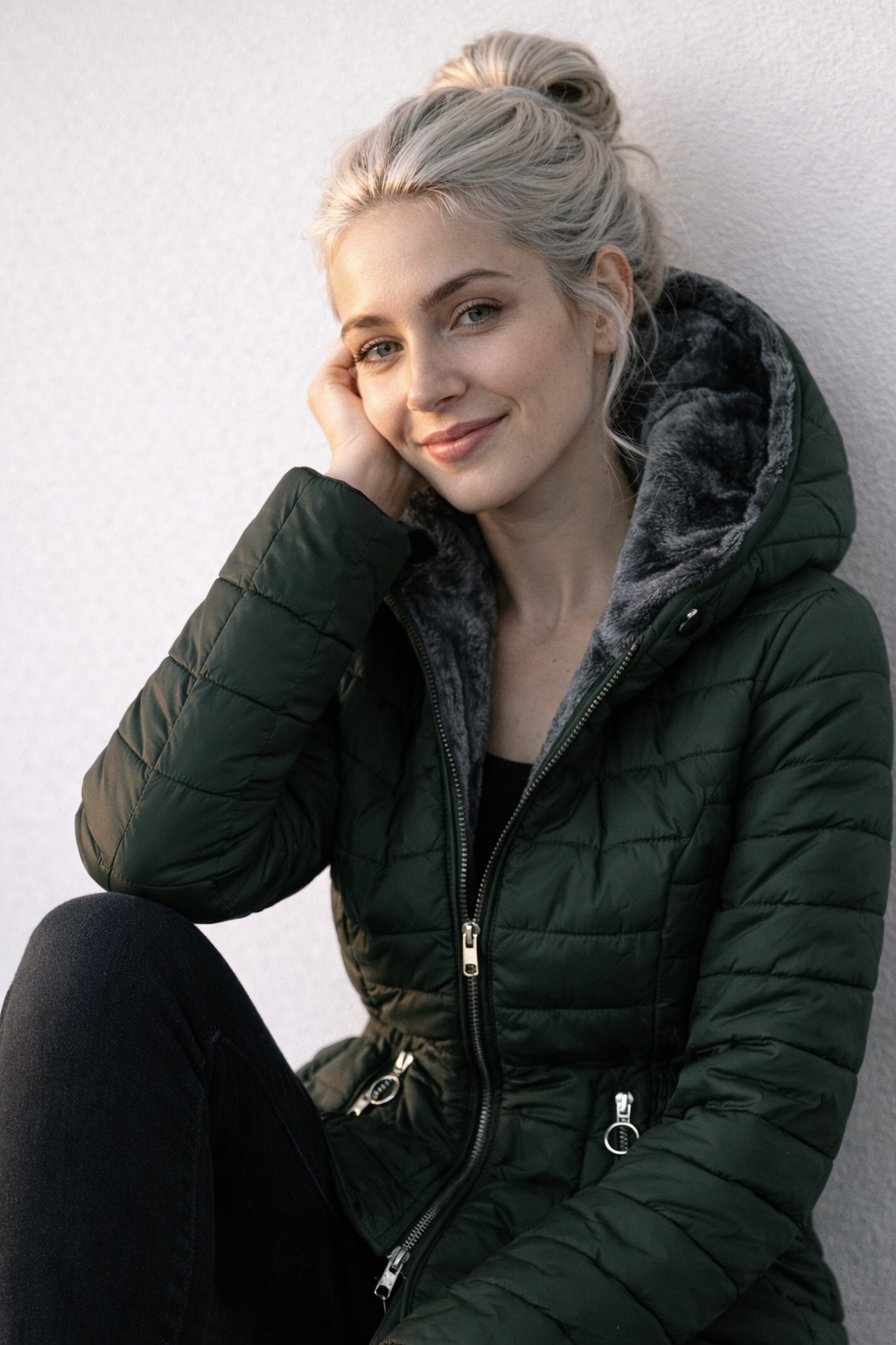 Blaire Damen-Winterparka – Tailliert, Warm & Stilvoll
