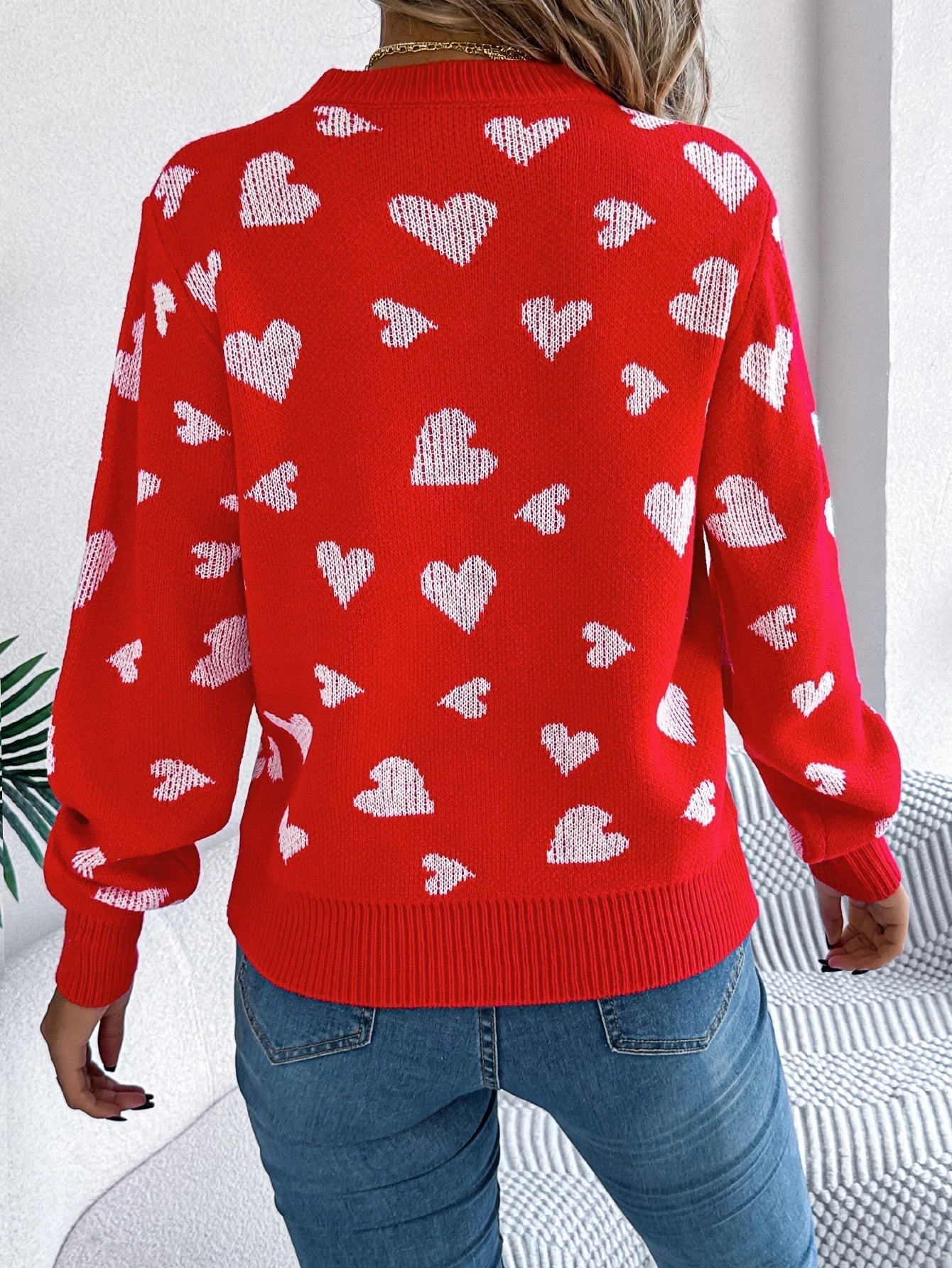 Nina | Herzstrickpullover