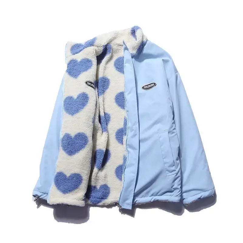 Ameline | Wendbare Jacke mit Herzfutter