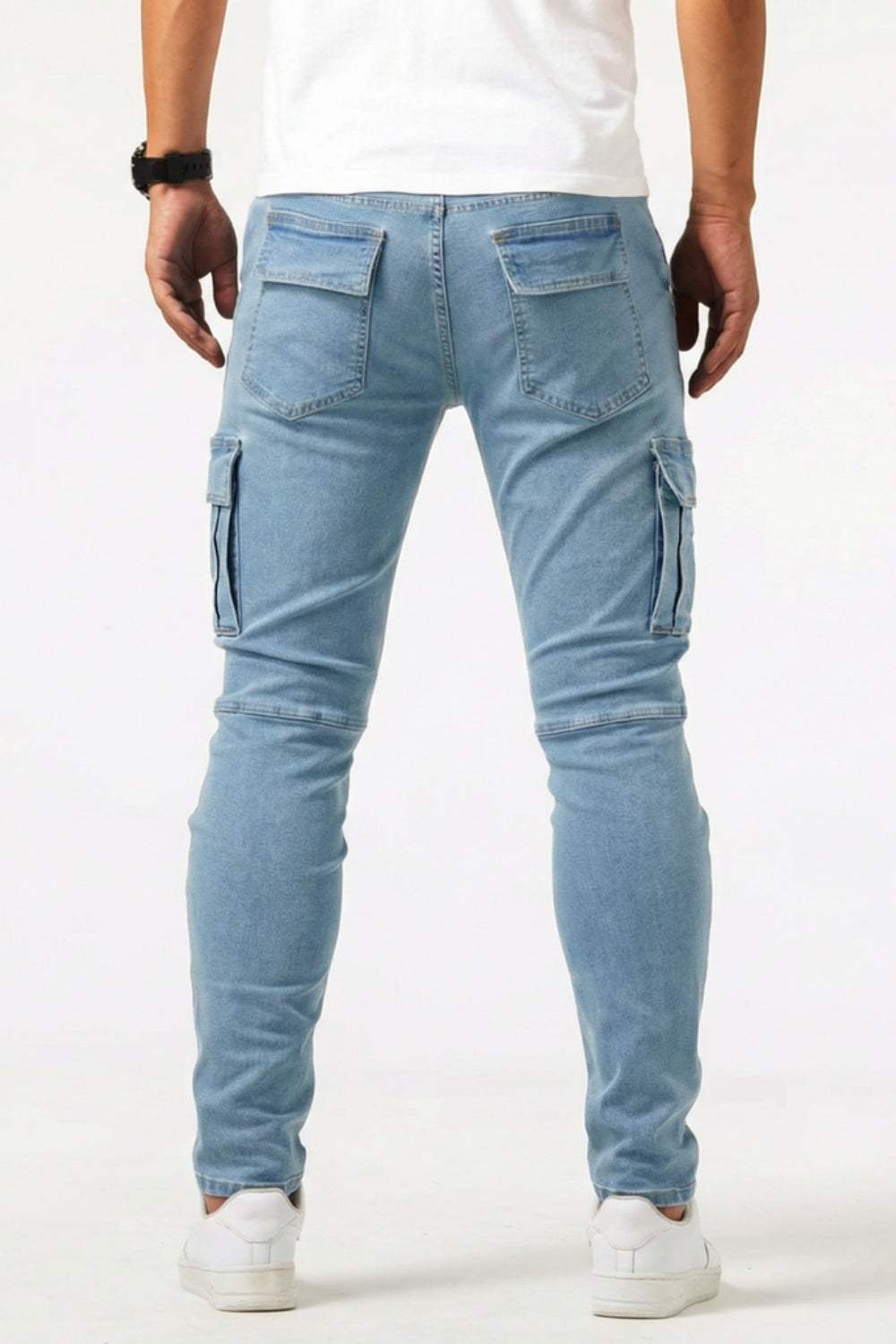 Elastische Cargo Jeans für Herren (1 kaufen, 1 GRATIS dazu)