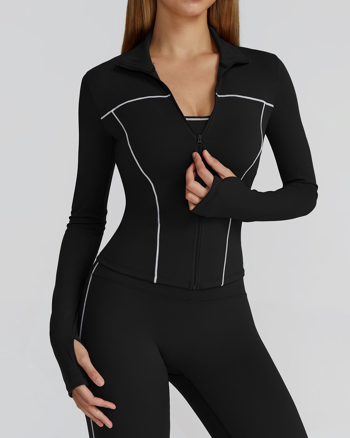 Lena | Sculpt Reißverschlussjacke
