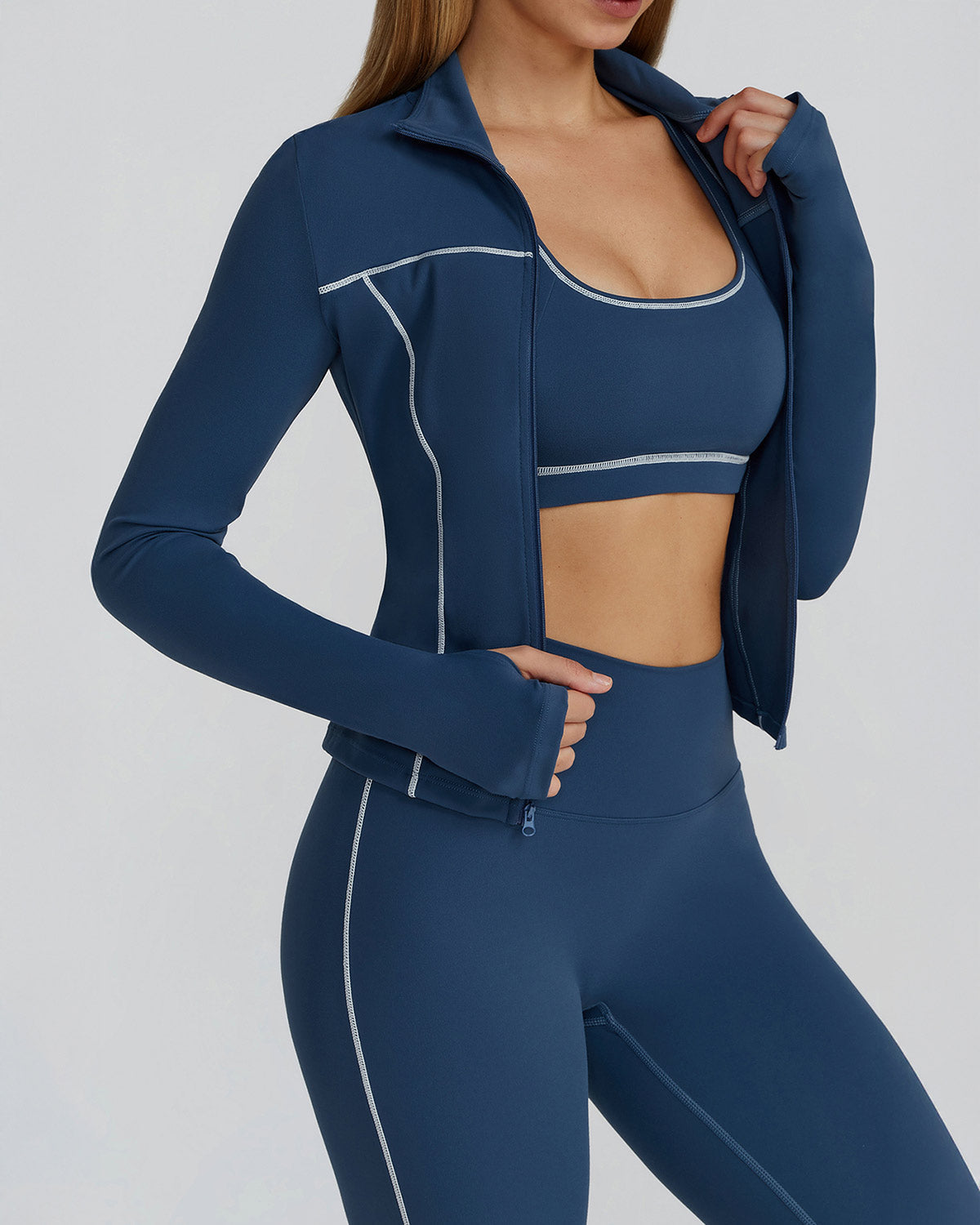 Lena | Sculpt Reißverschlussjacke