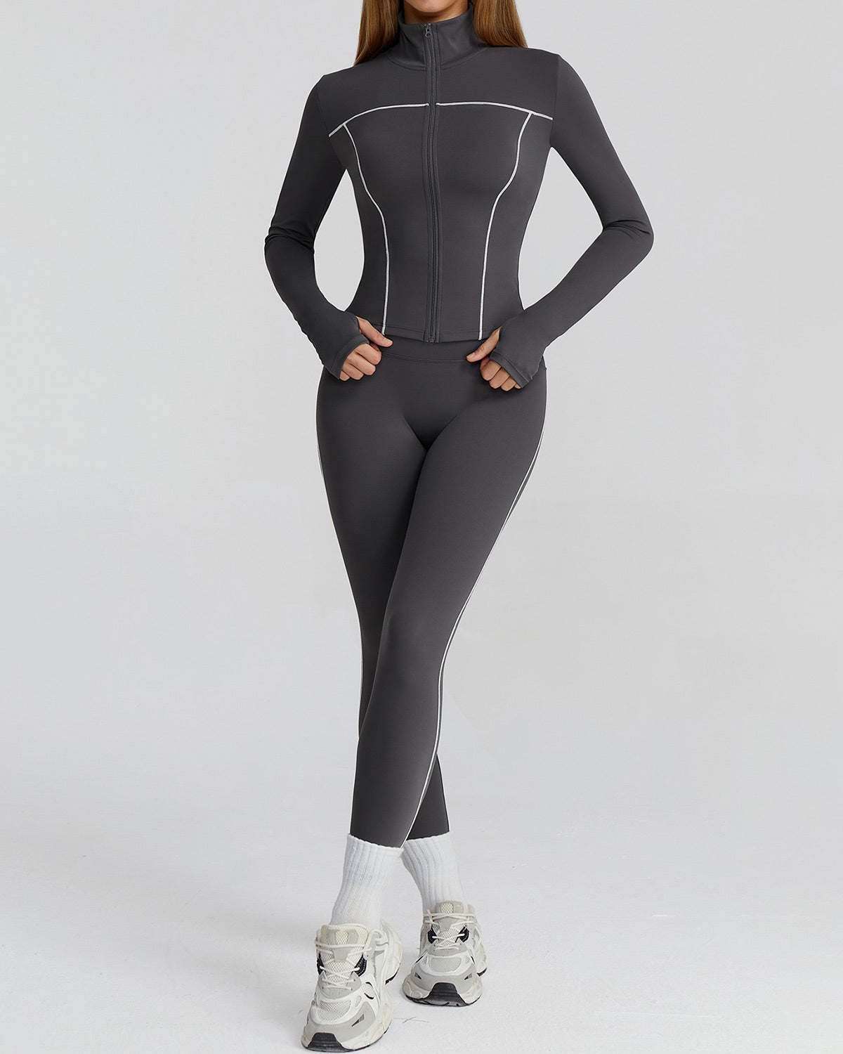 Lena | Sculpt Reißverschlussjacke