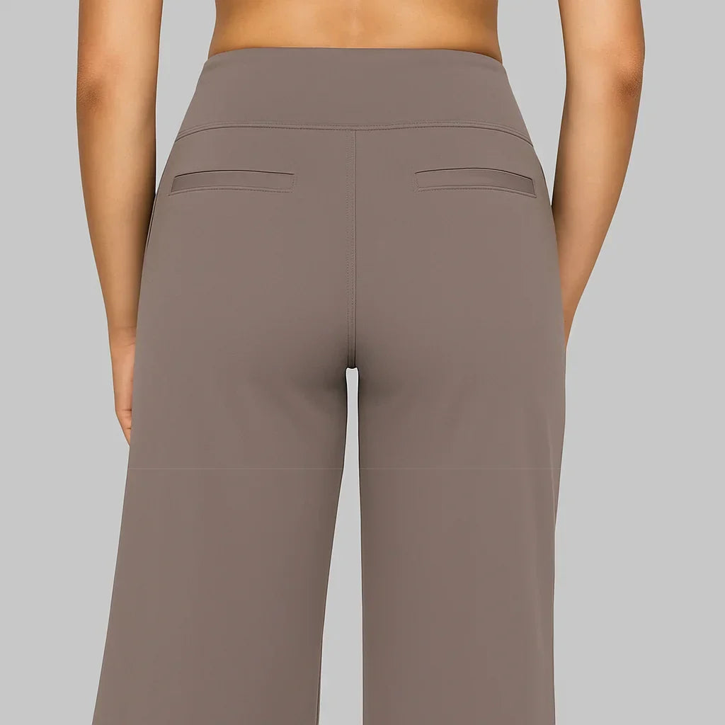 Lana | Weite Hose aus weichem Stretch