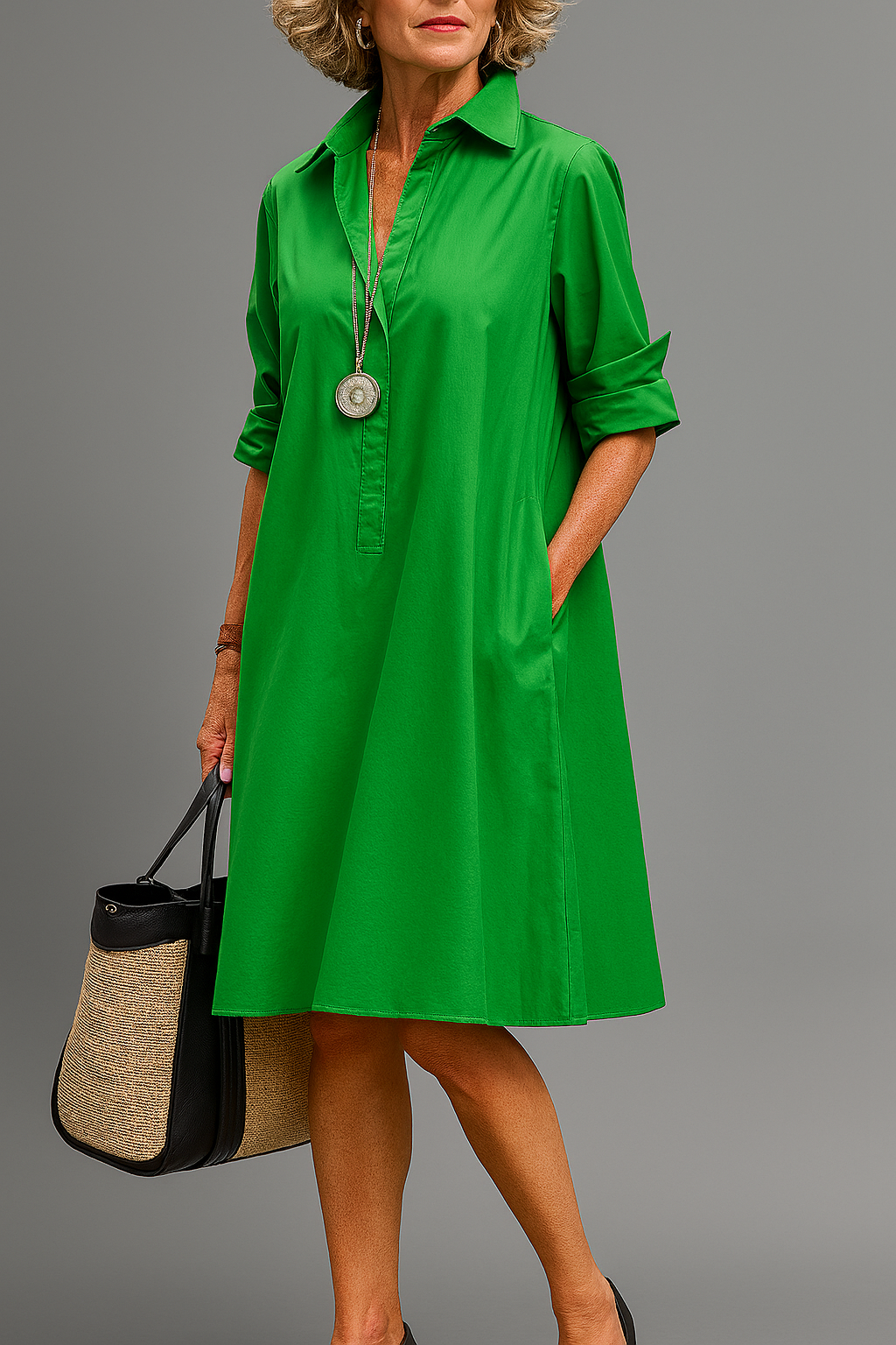Jenny | Elegantes Hemdblusenkleid