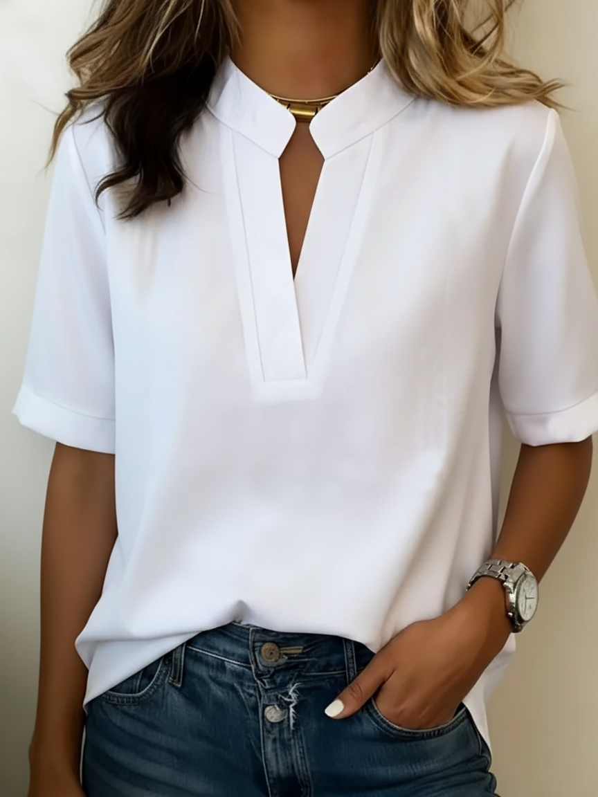 Zuri | Elegante Bluse mit V-Ausschnitt