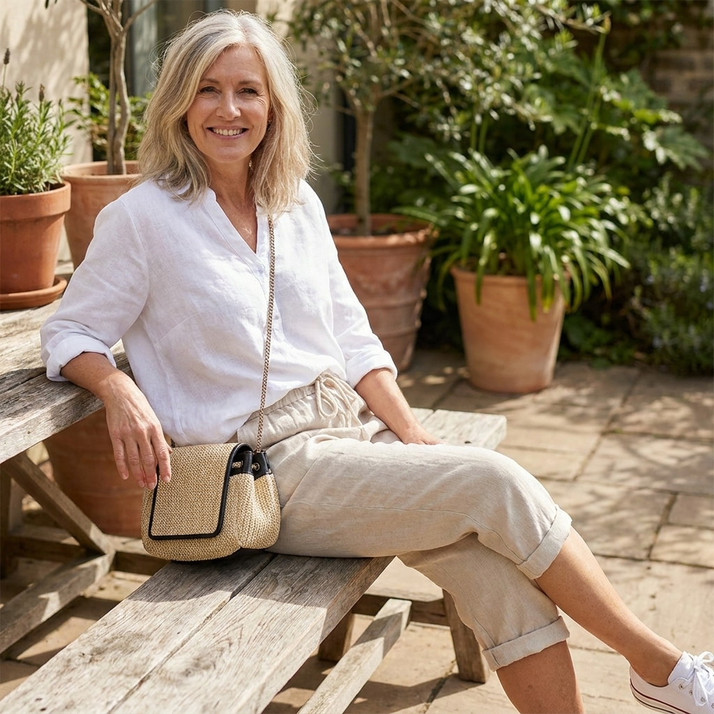Lynne | Lässige Bermudahose aus Baumwolle