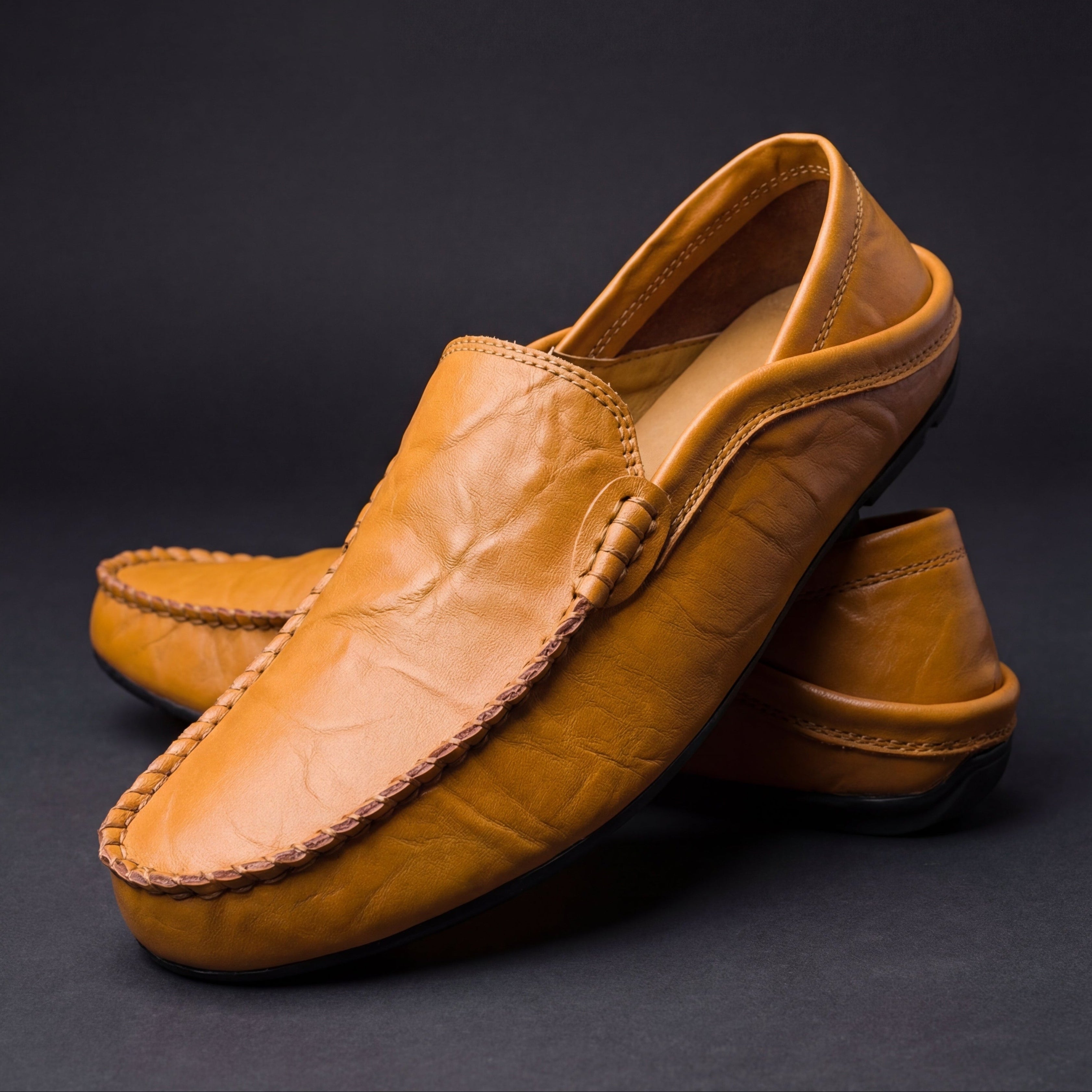 James | Herren-Leder-Mokassins