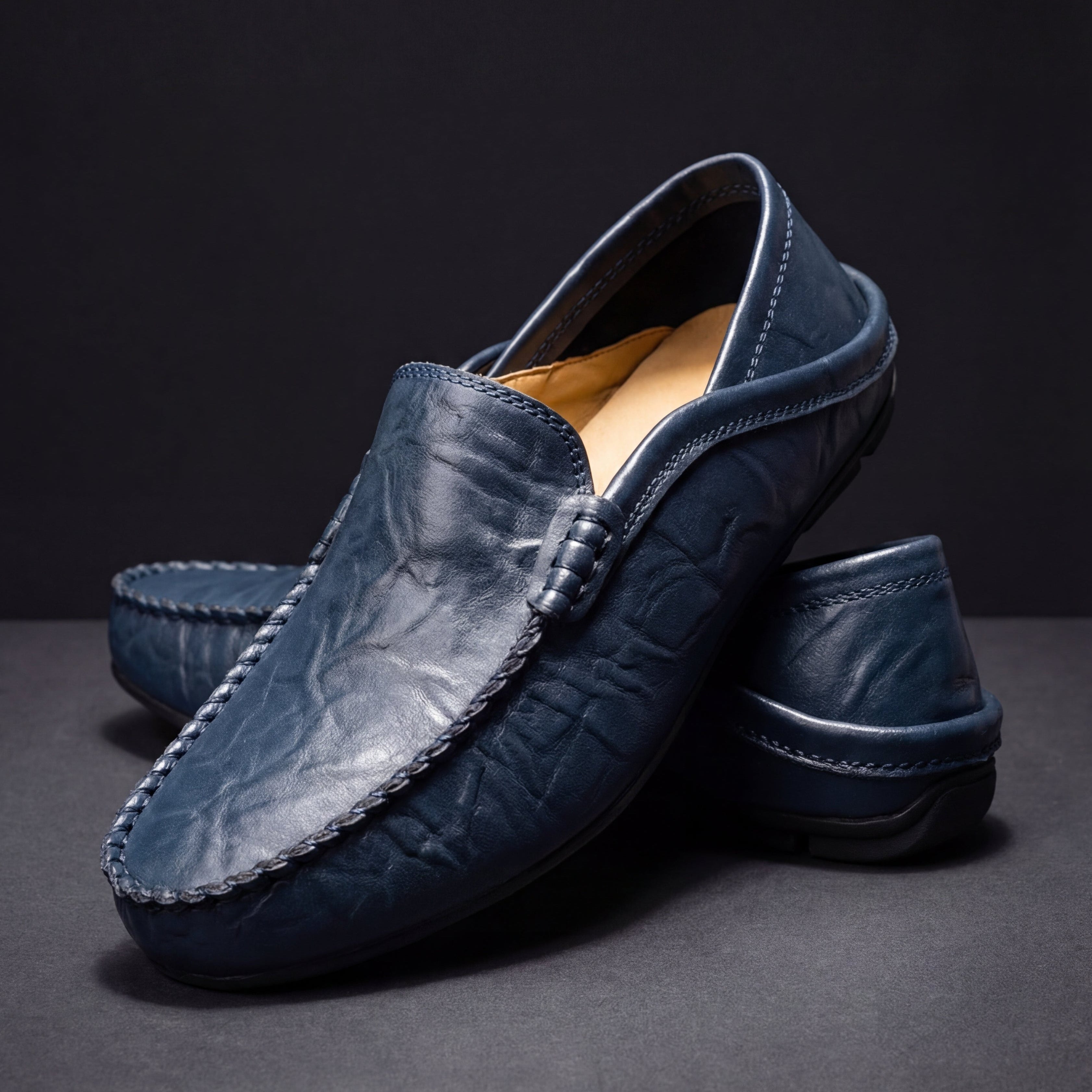James | Herren-Leder-Mokassins