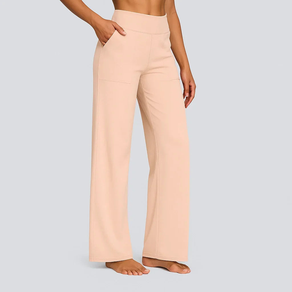 Lana | Weite Hose aus weichem Stretch