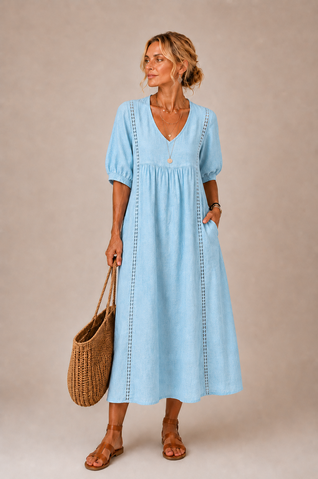 Rumi | Luftiges Maxikleid