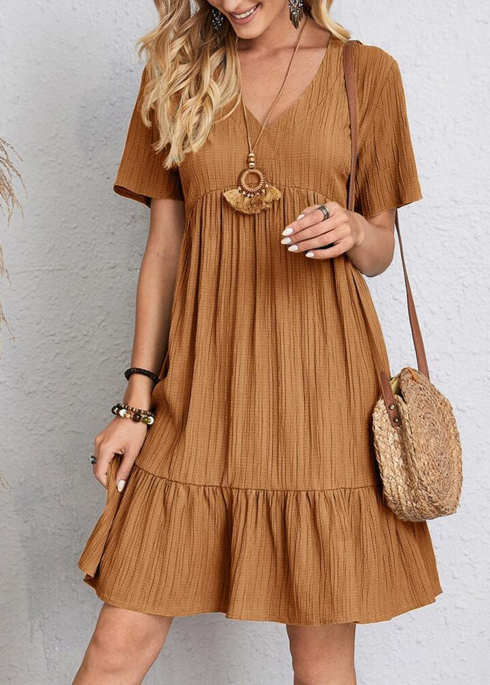 Cindy | Luftiges Sommerkleid mit Volantsaum