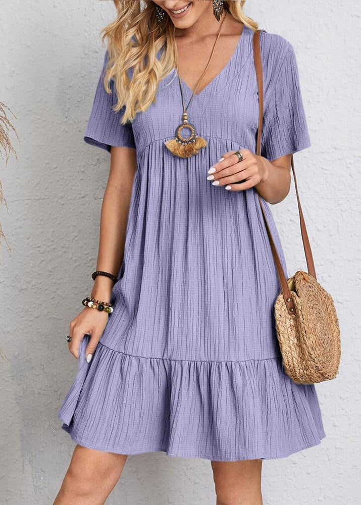 Cindy | Luftiges Sommerkleid mit Volantsaum