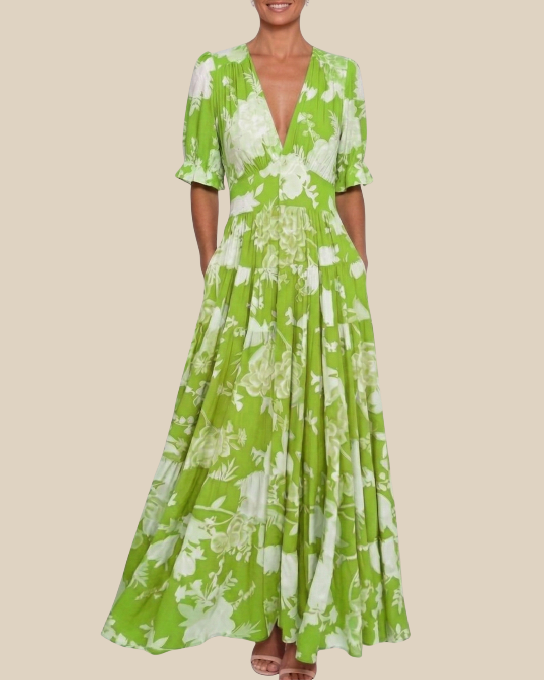 Poppy | Geblümtes Maxikleid