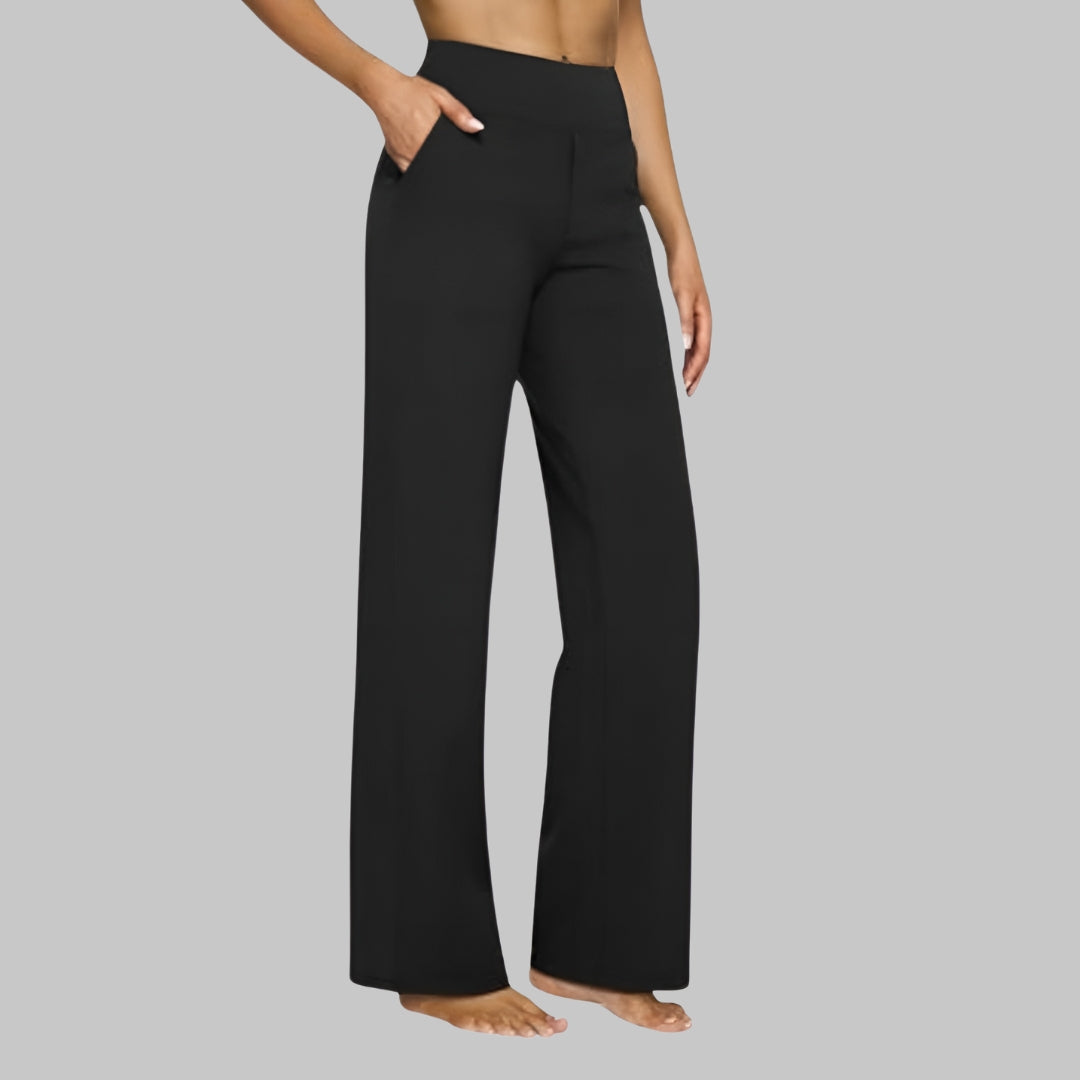 Lana | Weite Hose aus weichem Stretch
