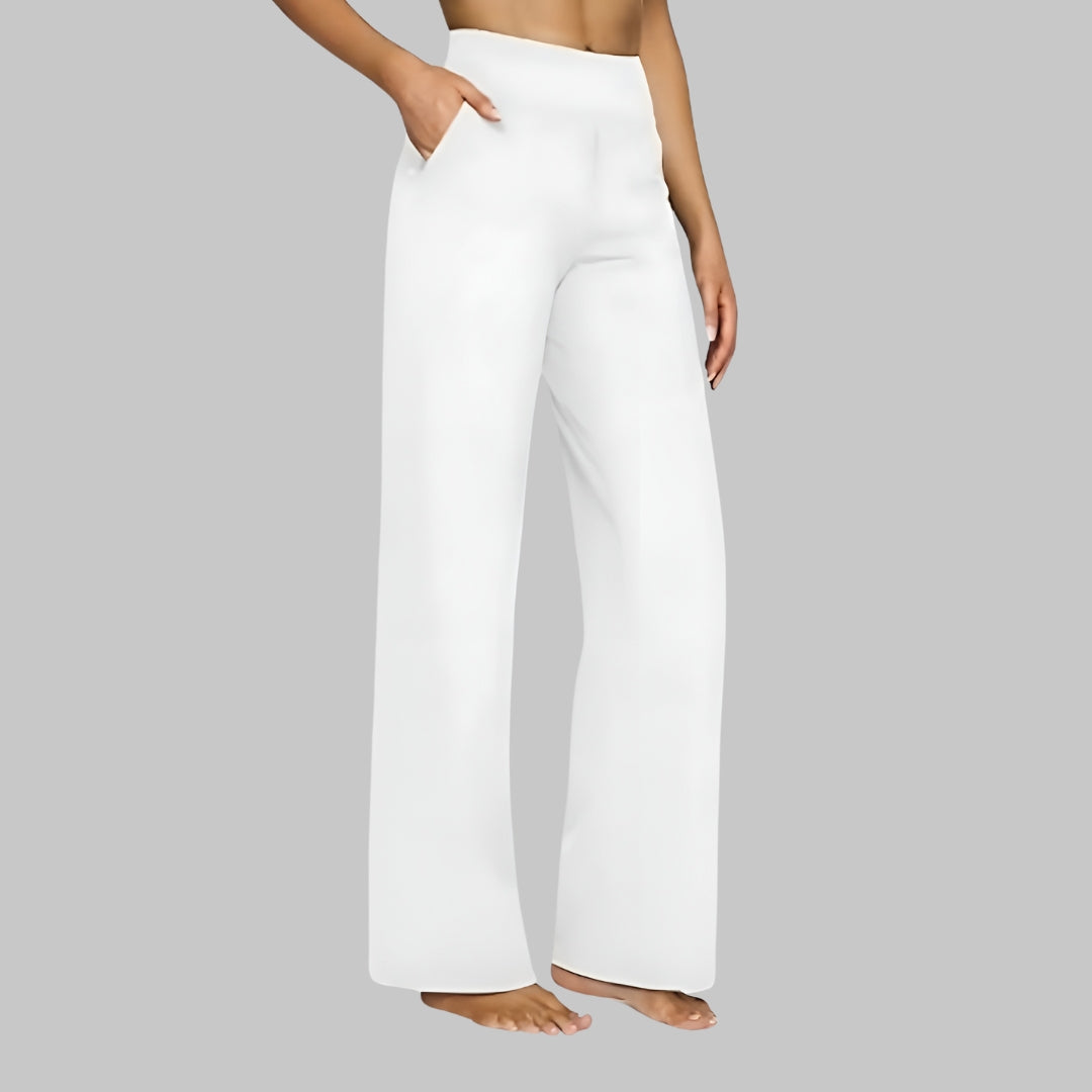 Lana | Weite Hose aus weichem Stretch