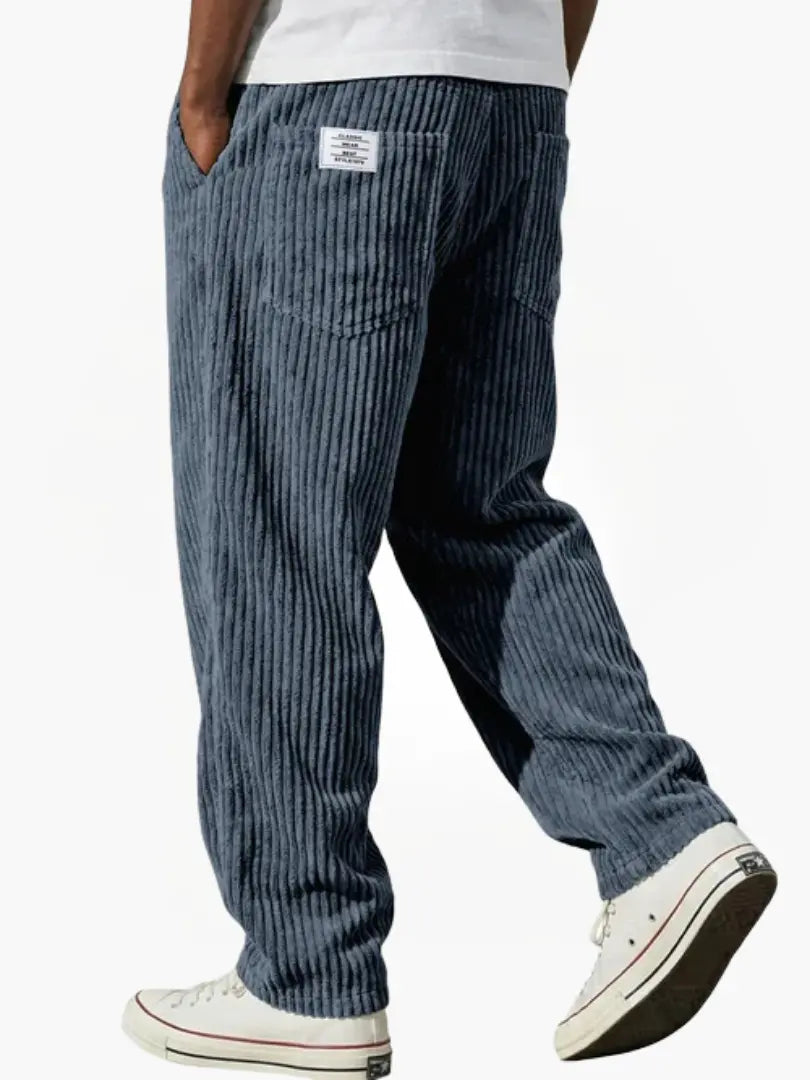 Herren Cordhose mit elastischem Bund