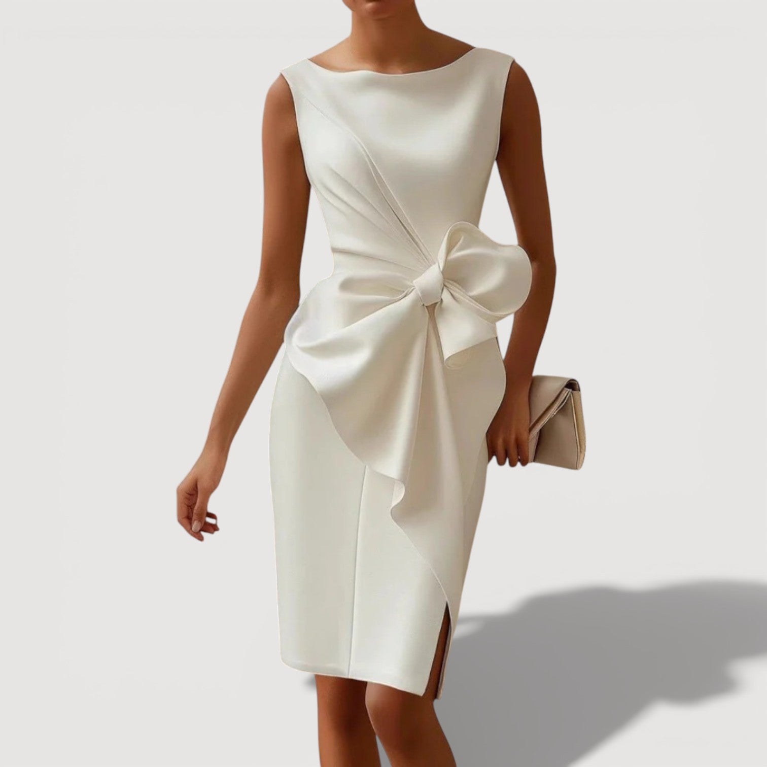 Nicole | Figurbetontes Midikleid