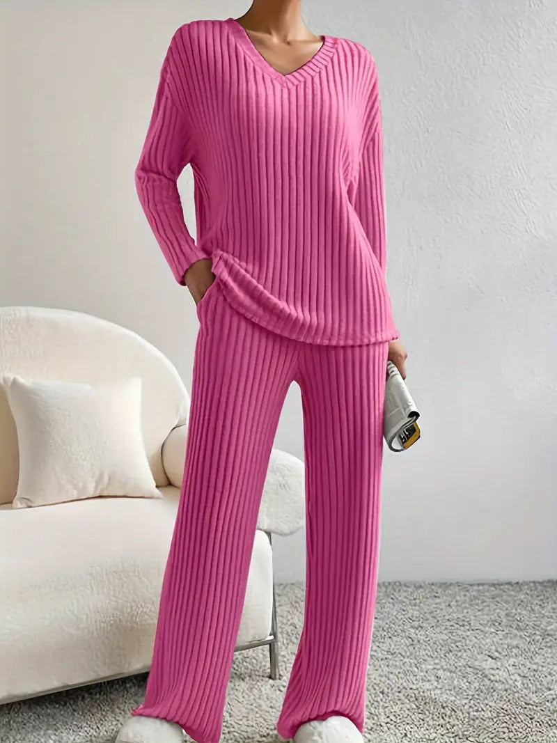 Emilia | Gemütliches Strick-Loungewear-Set