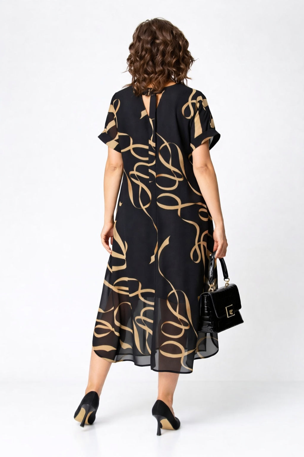 Esther | Chiffon-Midikleid