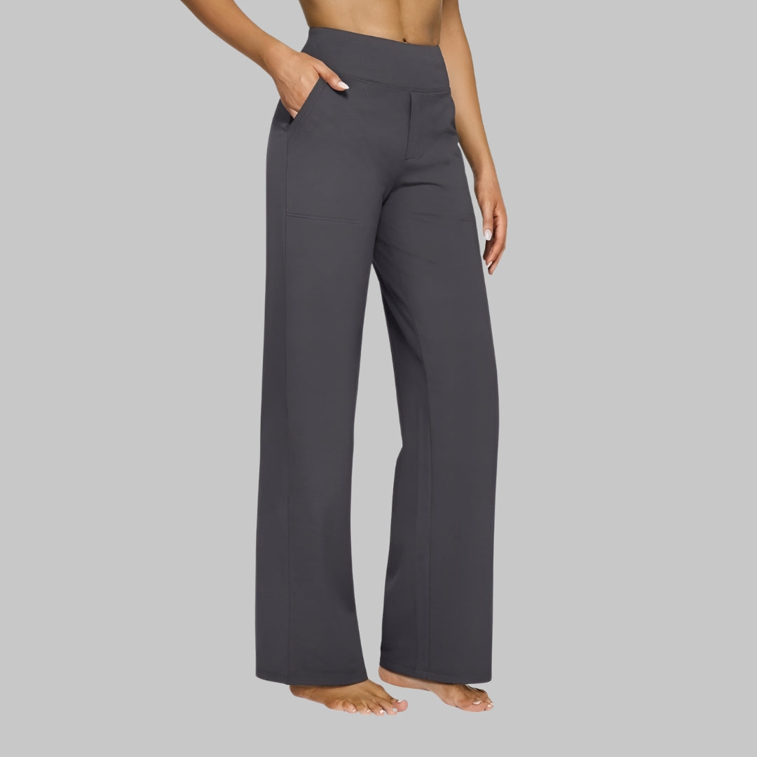 Lana | Weite Hose aus weichem Stretch