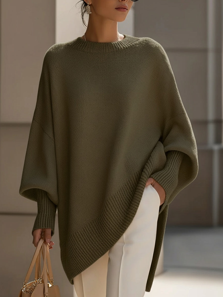 Isolde | Poncho-Pullover aus weichem Strick