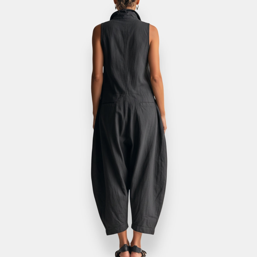 Geraldine | Oversize ärmelloser Jumpsuit