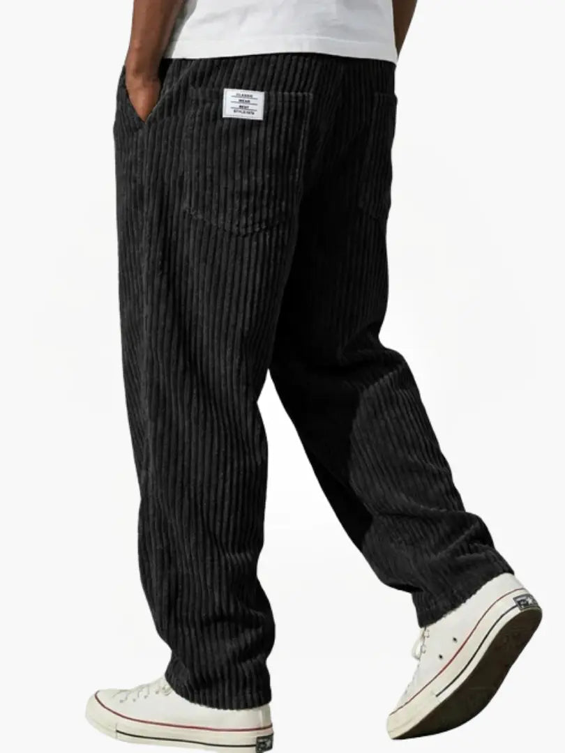 Herren Cordhose mit elastischem Bund