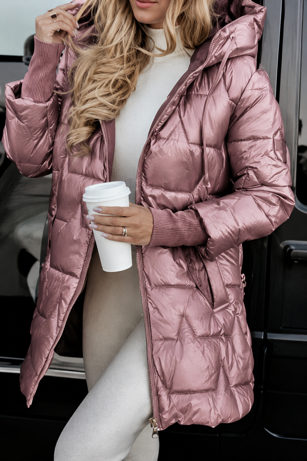 Noelle™ | Damen Winterparka mit Kapuze & warmer Steppung