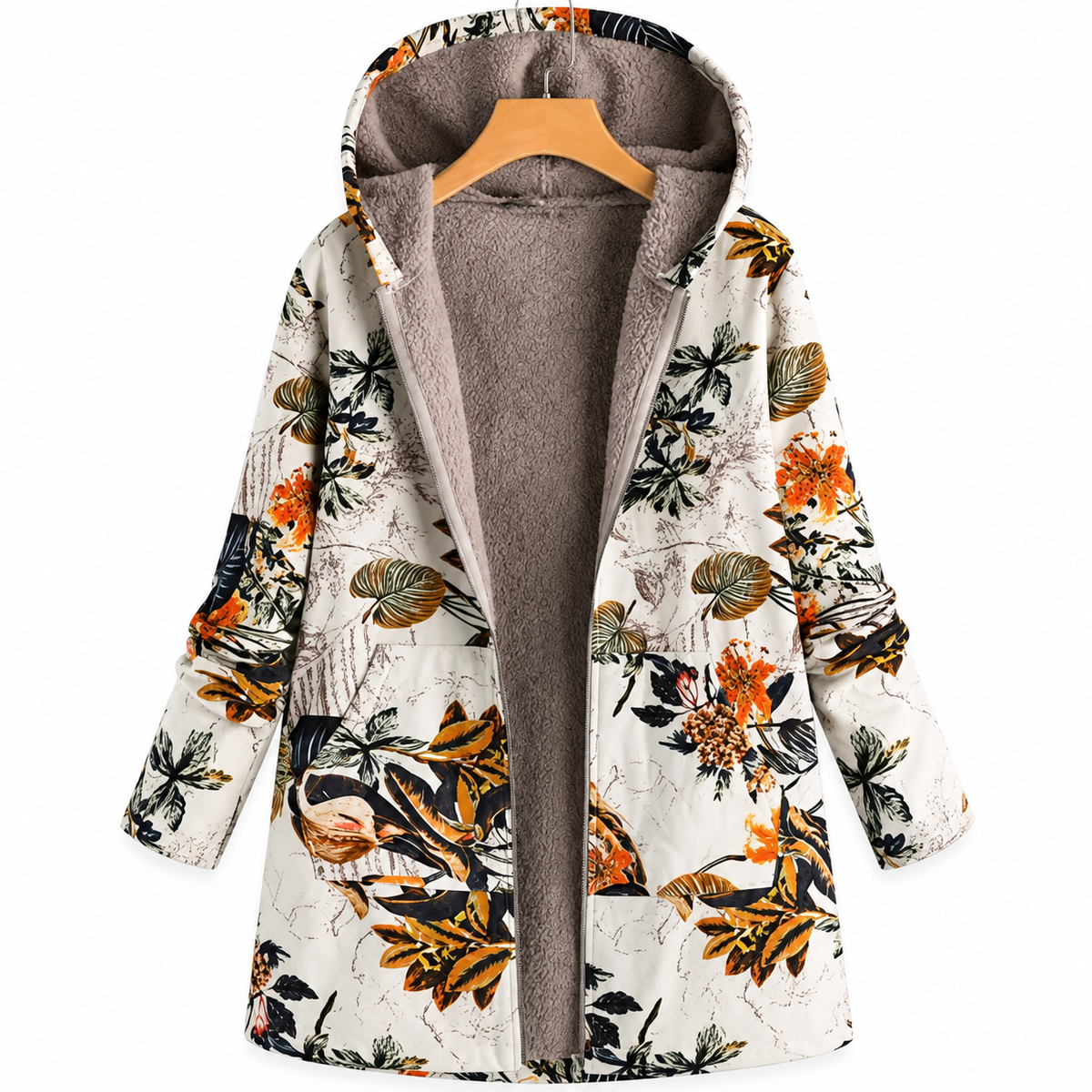 FLORA | Gefütterte Winterparka mit Kapuze