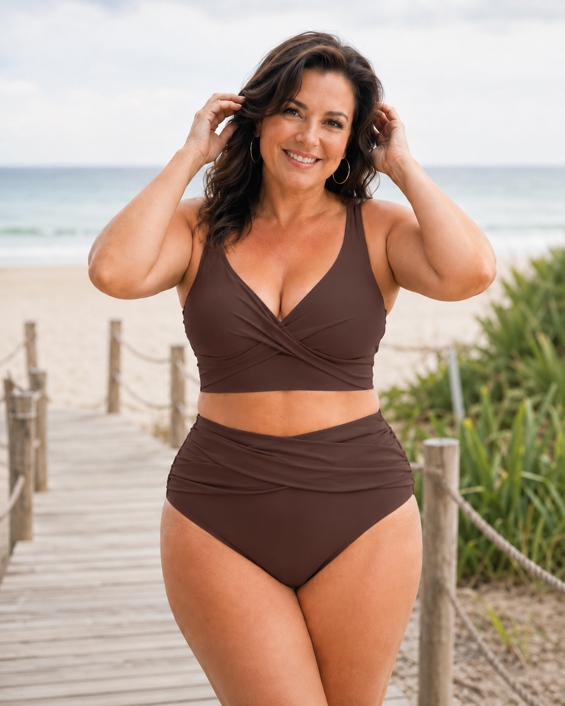 Rita™ | Bequemer Bikini mit hoher Taille